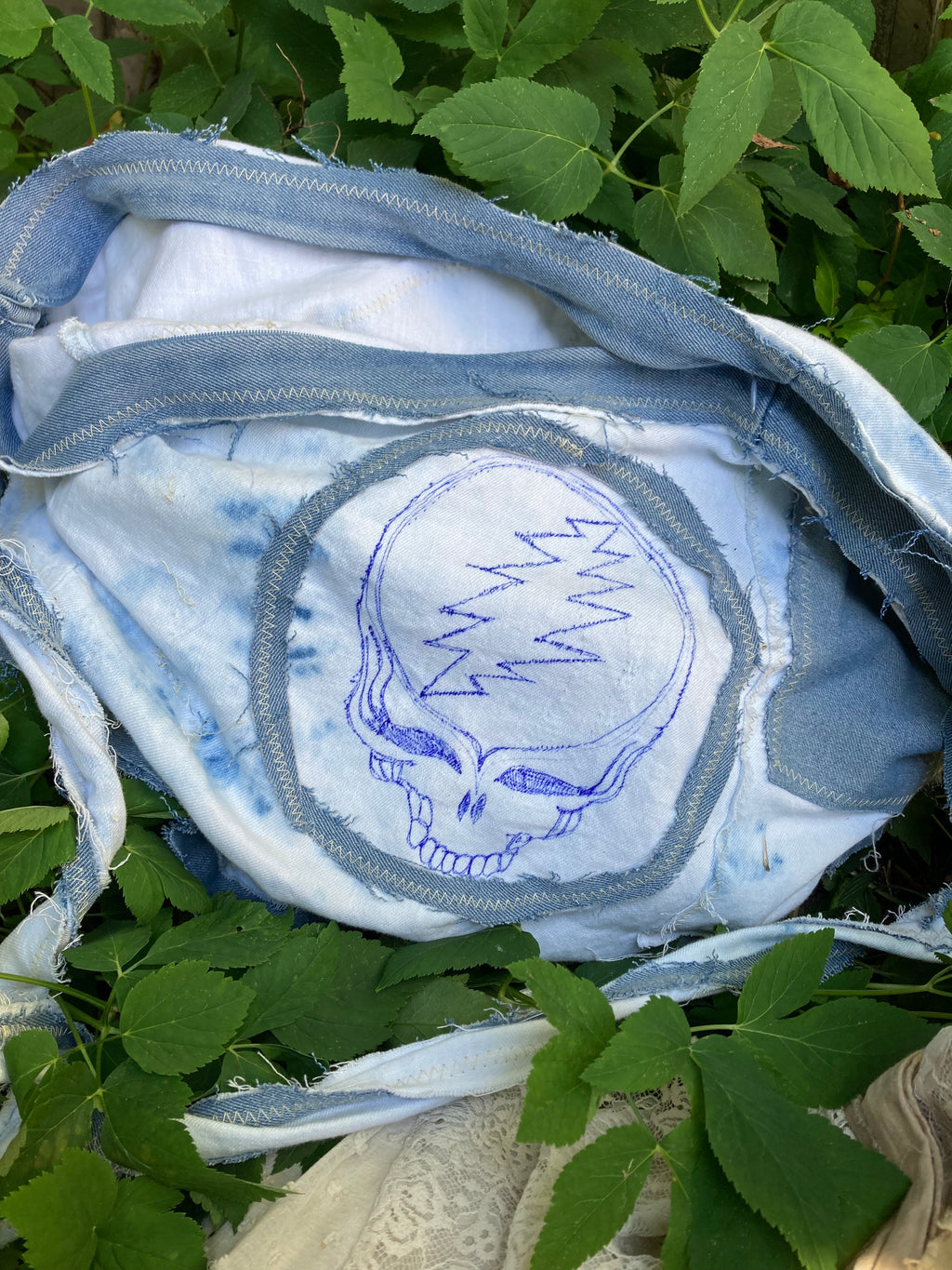 denim satchel