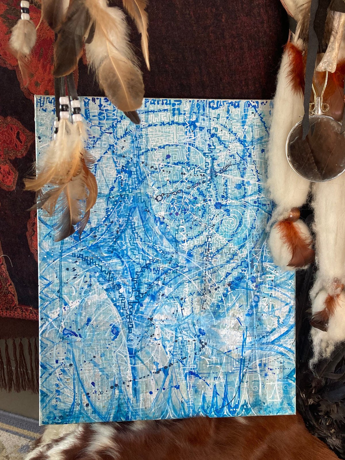 18 x 24 swirl painting