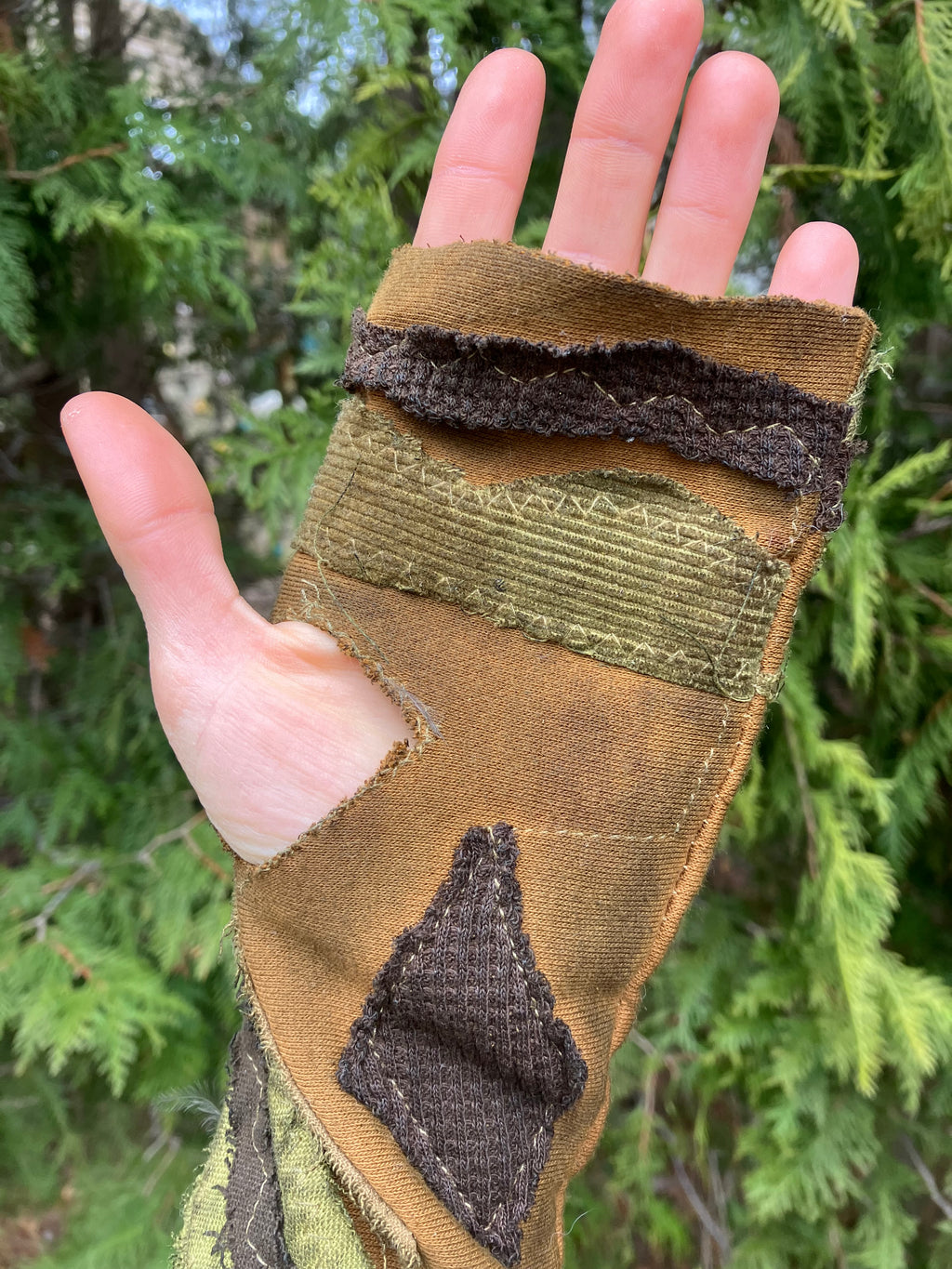 plant dyed patchwork set