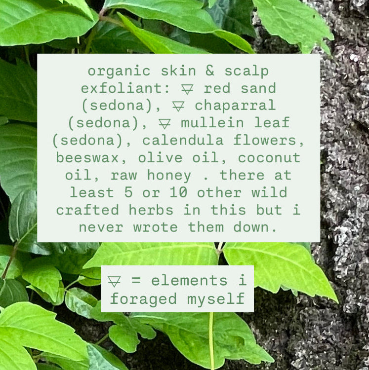 magical sedona red sand, coconut & calendula exfoliant