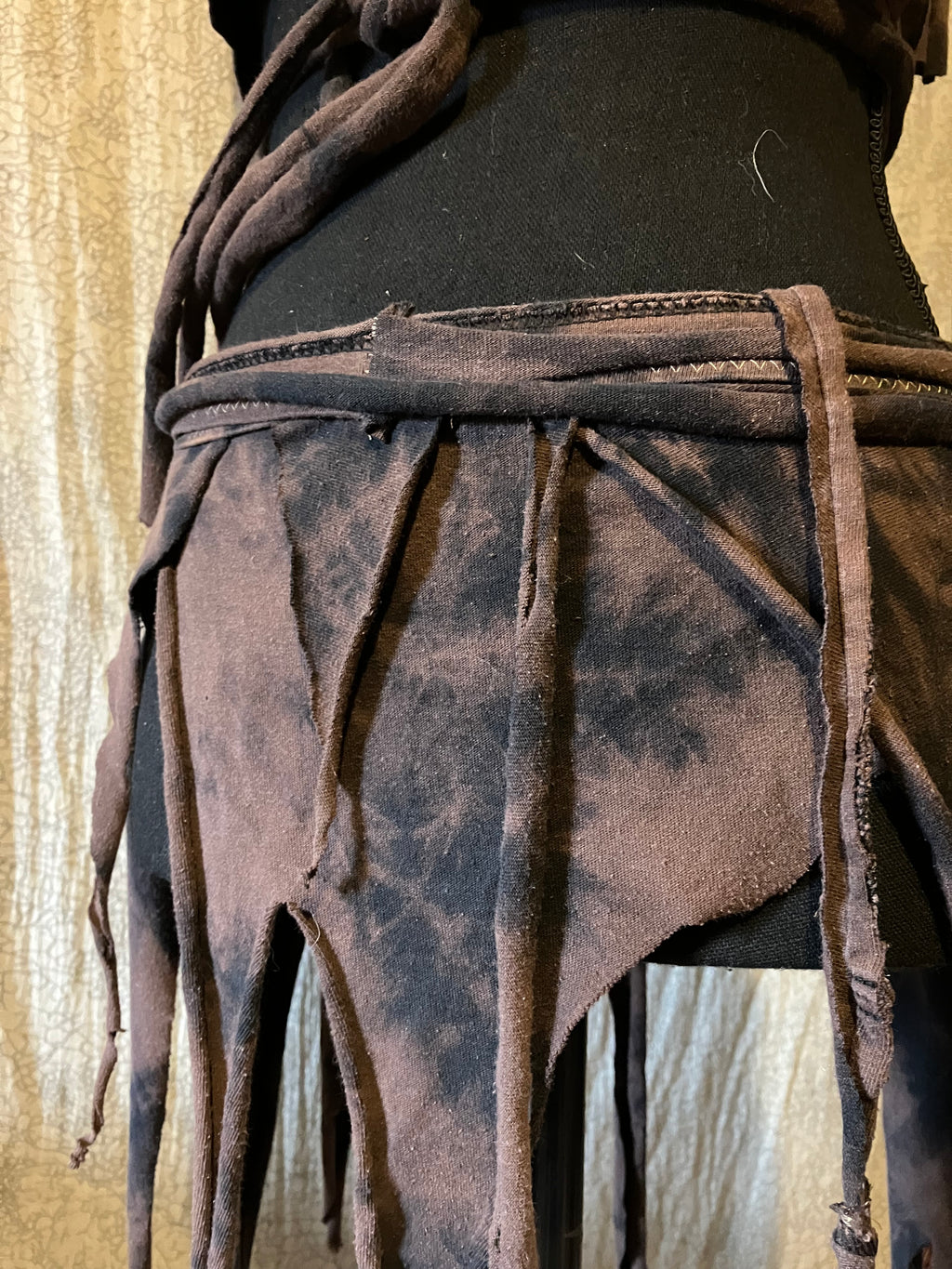 two piece fairy dress with pockets + feather