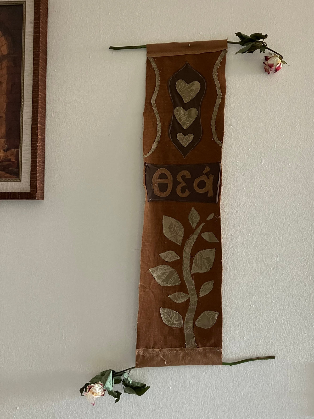 decorative fabric scroll