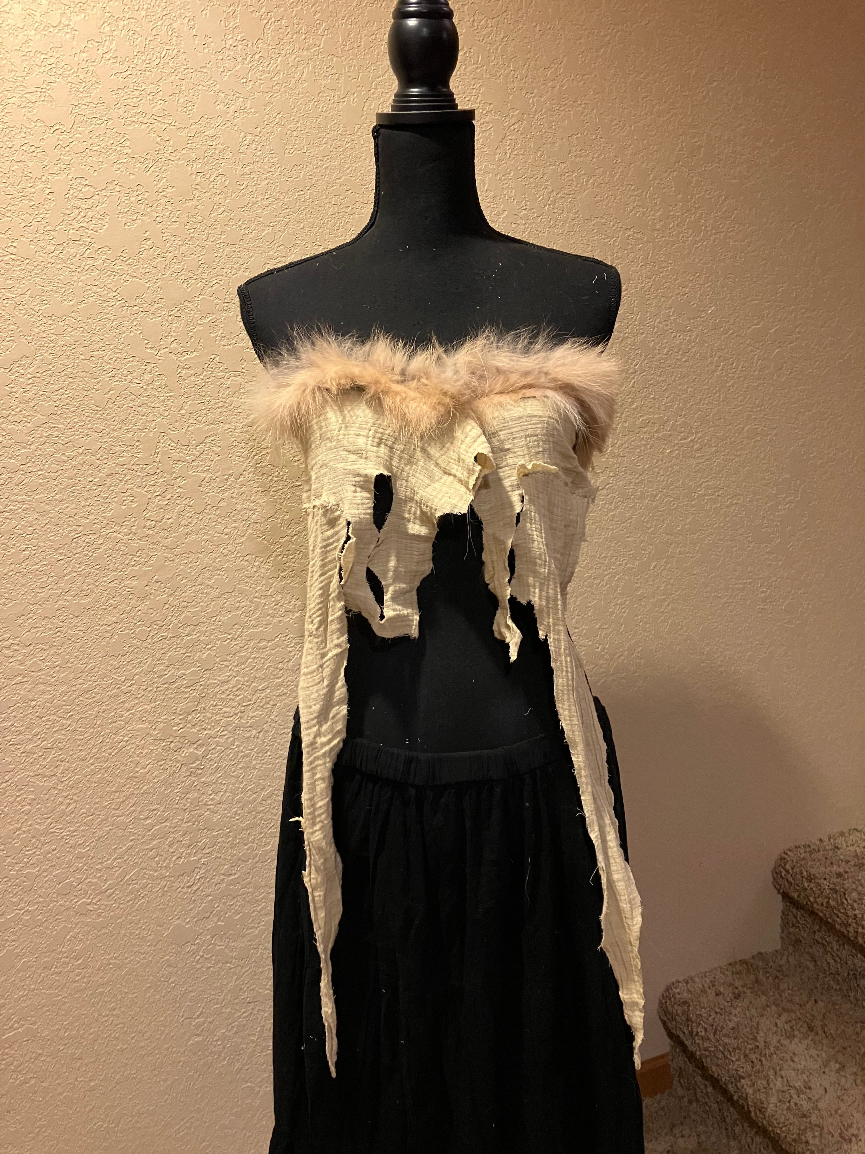 cayote fur versatile linen top