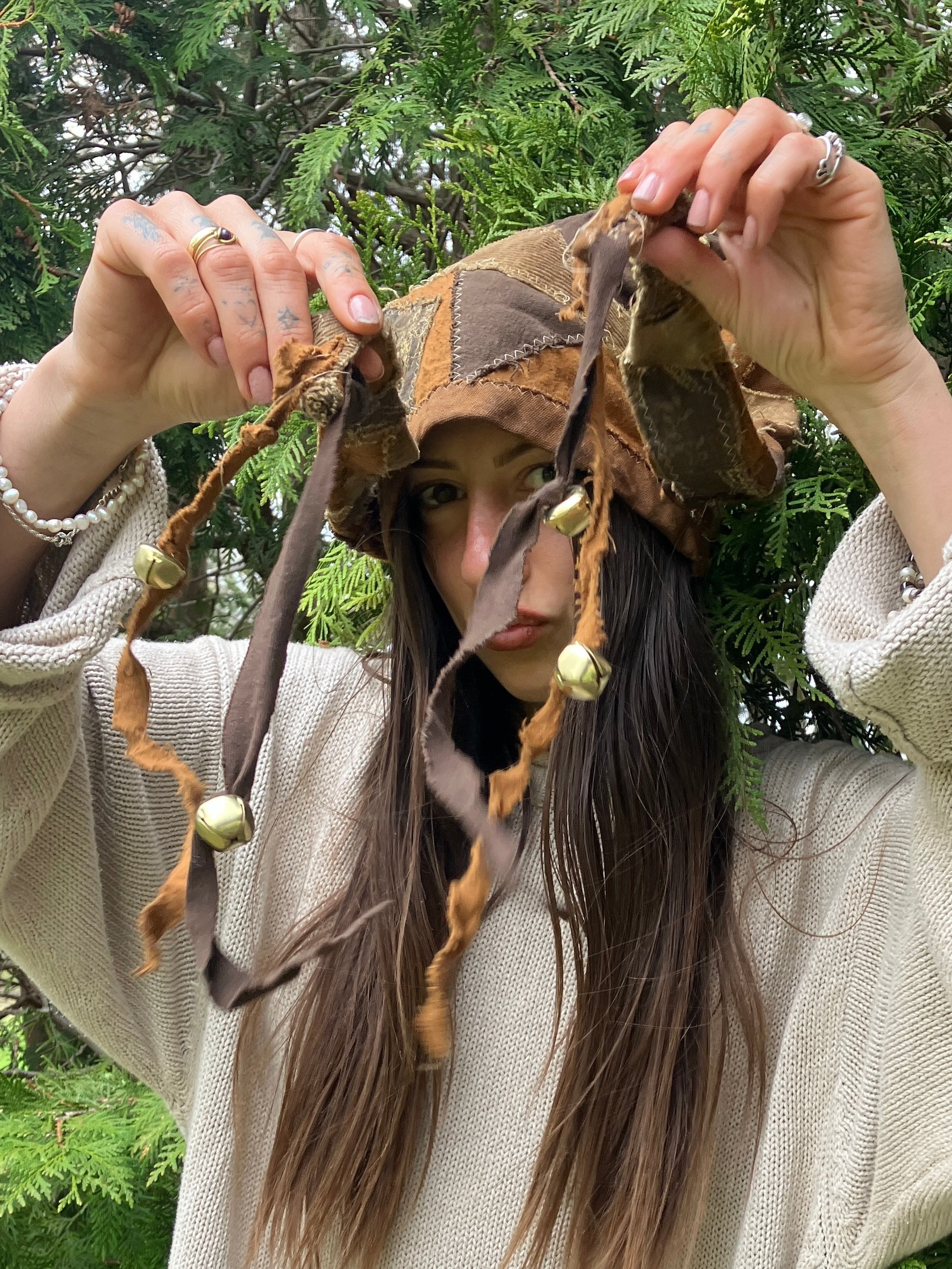 cotton patchwork hat