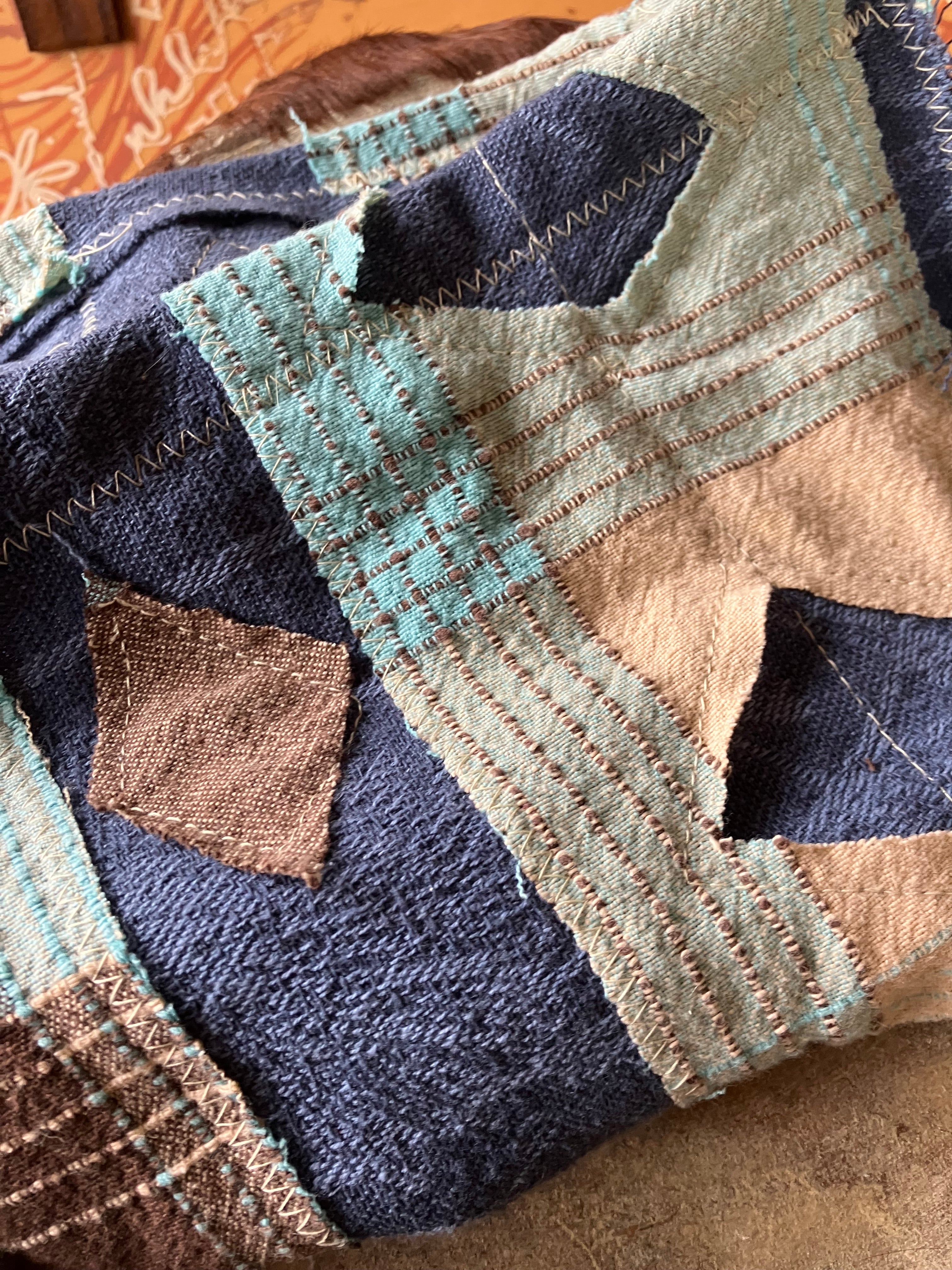 cotton patchwork hat