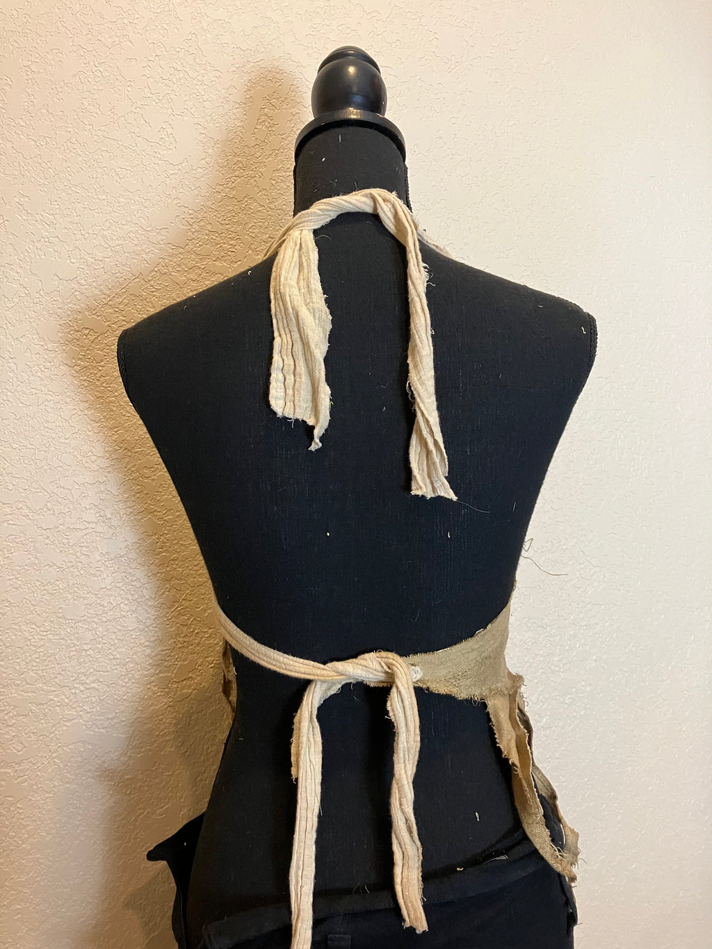 plant dyed vintage linen