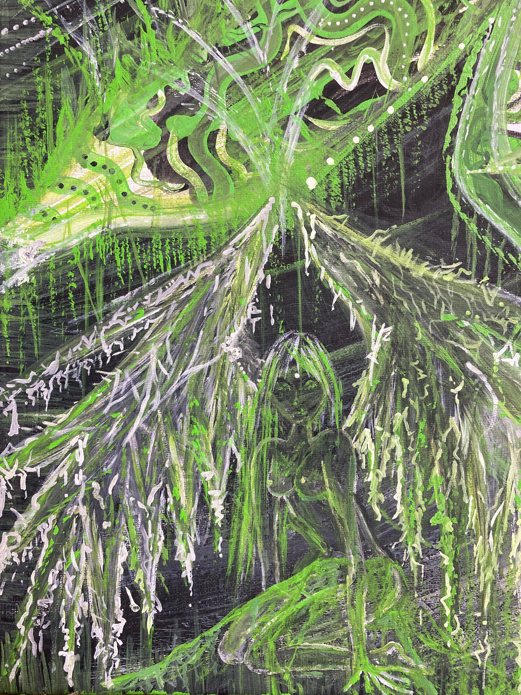 18 x 24  etheric angel painting