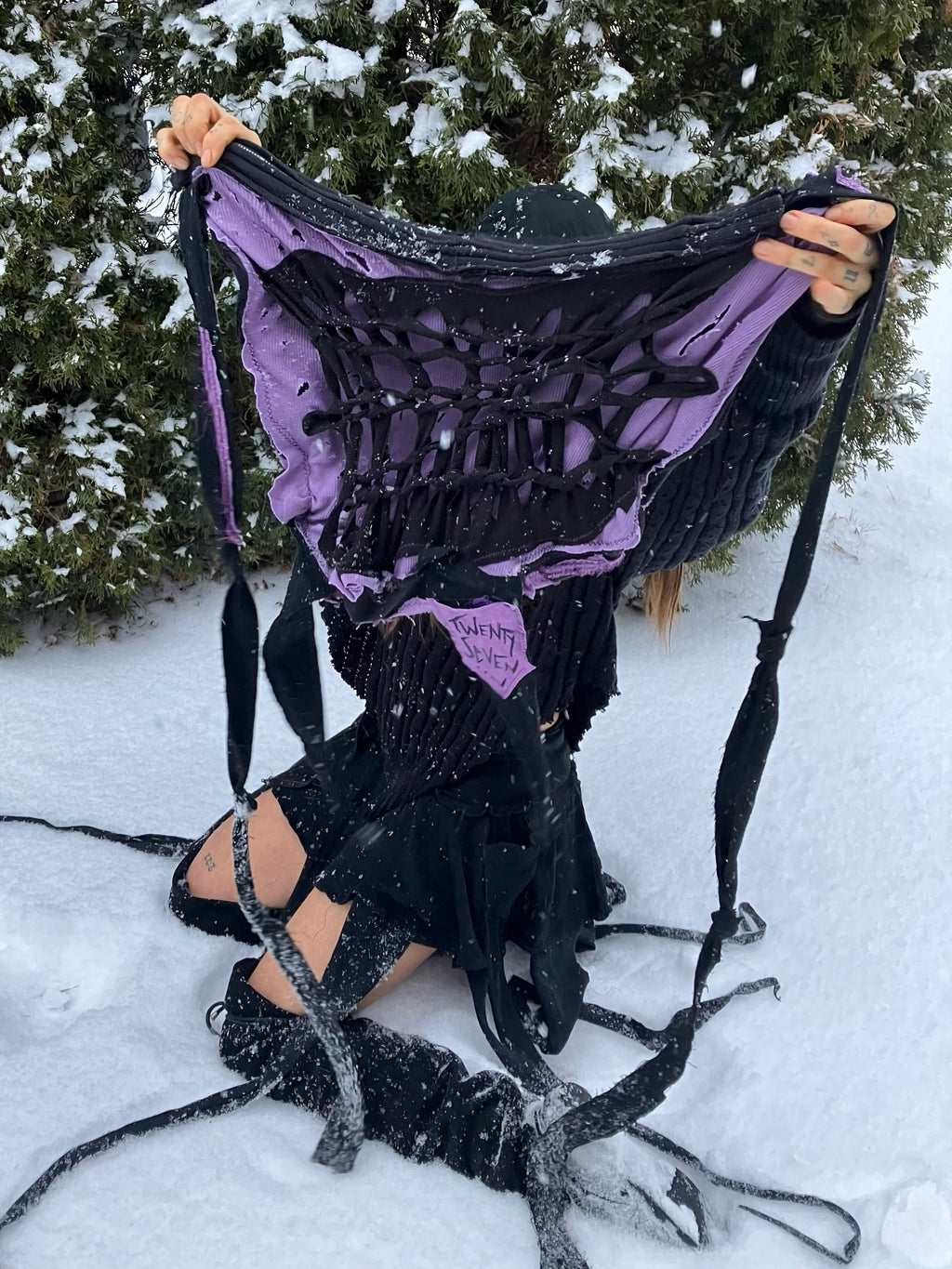 versatile backpack with herbal dyed fabric